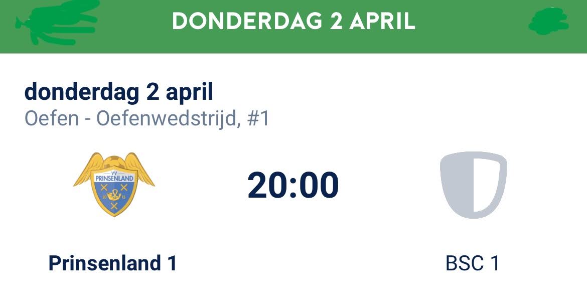 Prinsenland 1 - BSC 1