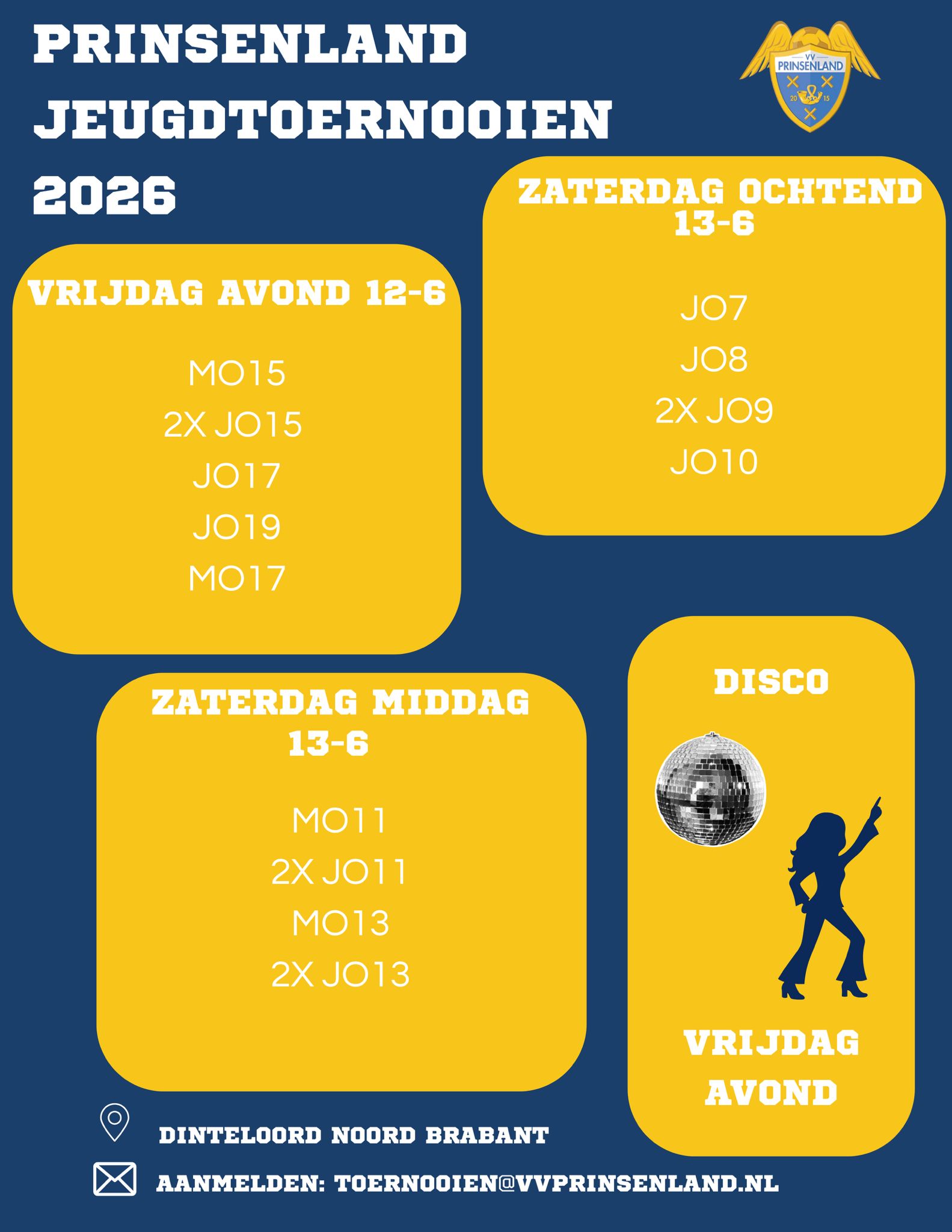 Jeugdtoernooien juni '26